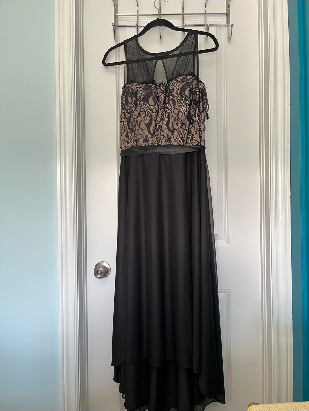Lace Overlay Dress